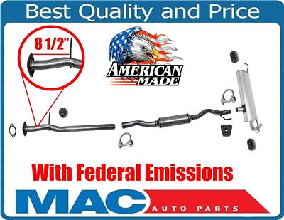#ad New Exhaust Pipe Muffler System for Nissan Rogue 08 13 With Federal Emiissions $316.00