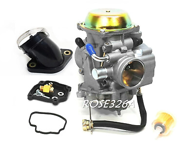#ad Carburetor W Intake Boot For Suzuki Quadrunner 250 LT4WD King Quad 300 $49.99