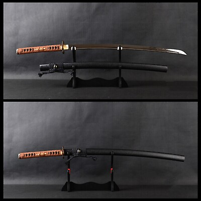 #ad Top Grade Japanese Samurai Katana Clay Tempered 1095 Carbon Steel Sharp Sword武士刀 $305.04