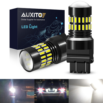 #ad AUXITO 3157NA 3157 Super LED White Light Fit Back up Turn Signal Parking Lamps $12.59