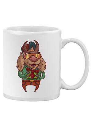#ad Hipster Goat With Gift. Mug Unisex#x27;s Image by Shutterstock $24.99