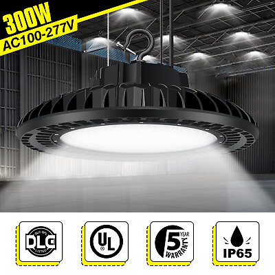 #ad 45000 Lumens 300W UFO LED High Bay Light Industrial Commercial Fixture Dimmable $156.47
