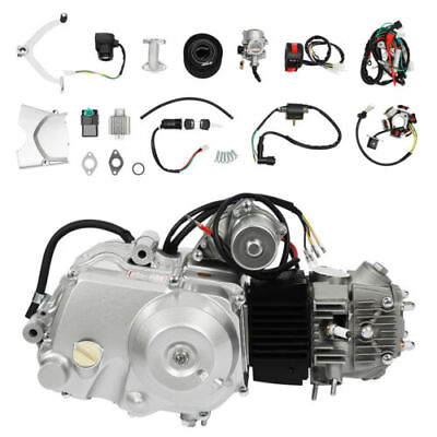 #ad 125CC Electric Start Semi Auto Motor Engine 3 SPEED with REVERSE For ATV Go Kart $348.13