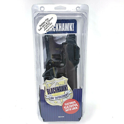 #ad #ad New Blackhawk Holster Fits Colt 1911 amp; Clones Right Hand XIPHOS Weapons Light $24.99