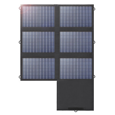 #ad ALLPOWERS Foldable Portable Solar Panel 60W Polycrystalline Solar Charger $89.10