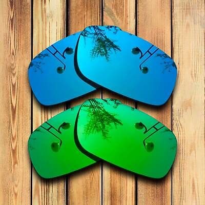 #ad Polarized Glacier Blueamp;Emerald Green Replacement Lenses for Oakley Canteen 2014 $13.88