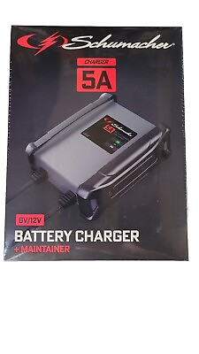#ad Schumacher SC1609 5A 6V 12V Fully Automatic Battery Charger and Maintainer $48.99