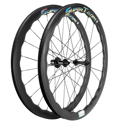 #ad UCI Approved 45mm Tubeless Clincher Carbon Wheelset 700C Rim Brake Carbon Wheels $389.00