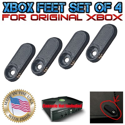 #ad Replacement Rubber Feet for Original Xbox Set of 4 3D Printed No adhesive needed $8.95