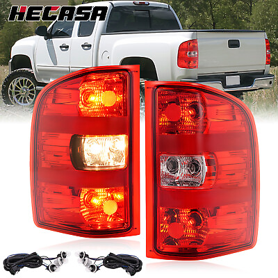 #ad 2PCS Tail Lights For Chevy Silverado 1500 2500 3500 HD 2007 2014 Red Lens LHRH $47.00