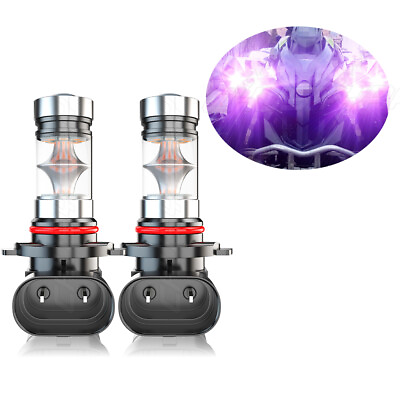 #ad purple LED Headlight Bulb For Can Am Commander Outlander Maverick Max 1000 800 $26.99