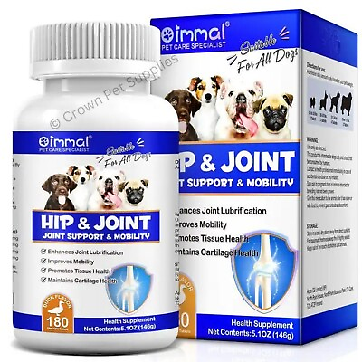 #ad Hip and Joint Support for Dogs Glucosamine Chondroitin MSM for Dogs Ct. 180 $22.95