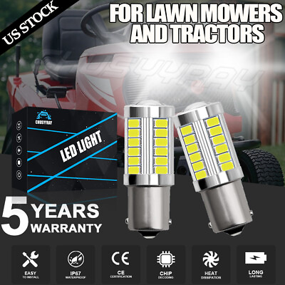 #ad 2pcs 1156 Bright LED for MTD lawn tractor head light bulb BA15S 1156 bulbs mower $5.99