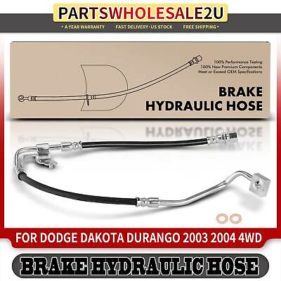 #ad Front Left Driver LH Brake Hydraulic Hose for Dodge Dakota Durango 2003 2004 4WD $20.99