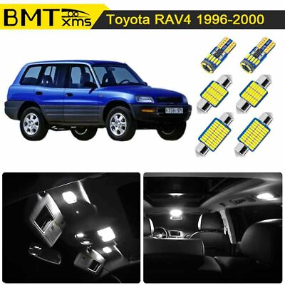 #ad 7x Interior LED Lights Package Replacement Fits Toyota RAV4 1st Gen 1996 2000 $12.18