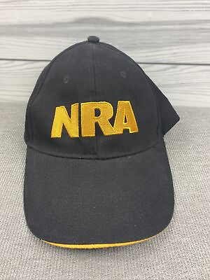 #ad Vintage NRA National Rifle Association Hat Cap Gun Club Ammo Firearm USA Flag $9.99