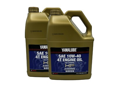 #ad Yamalube 10W40 Full Synthetic 4T Hi Performance Engine Oil LUB 10W40 FS 04 2PACK $88.99