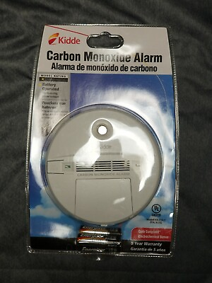 KIDDE Carbon Monoxide Alarm Battery Operated Code Compliant NEW $39.99
