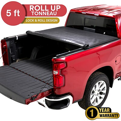 #ad TACTIK Soft Roll Up Tonneau Cover for 2016 2023 Toyota Tacoma with 5 ft Bed $139.99