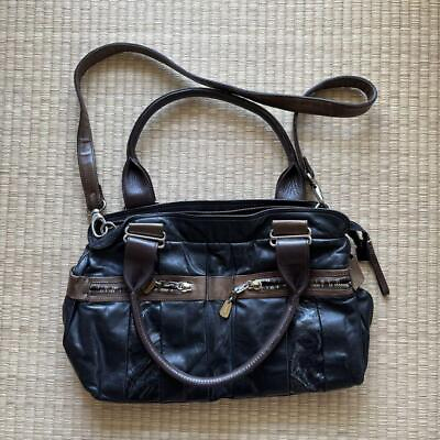 #ad See By Chloe Hand Bag Shoulder Bag Leather Black women#x27;s Used JPN $76.00