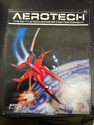 #ad Aerotech Box Battletech Game of Fighter Combat FASA Corporation 1986 Complete $49.99