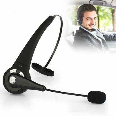#ad Wireless Headset Truck Driver Noise Cancelling Over Head Bluetooth Headphones US $16.36