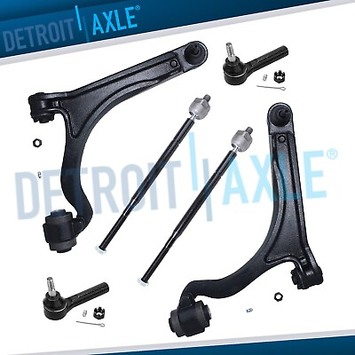 #ad 6pc Front Lower Control Arm Inner Outer Tierod for 2004 2008 Chrysler Pacifica $114.26