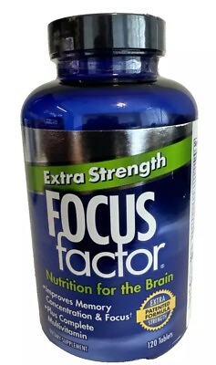 #ad Focus Factor Extra Strength for Brain Health 120 Tablet ** Feed Your Brain** $10.60