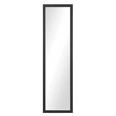 #ad New For 13x49 Rectangular Full Length Black Mirror $13.85
