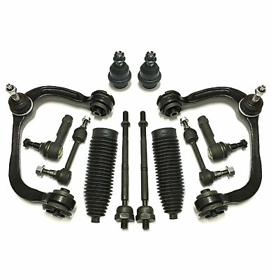 #ad 12 Pc Suspension Kit for Ford F 150 2004 2005 4WD Upper Control Arms Ball Joints $102.90