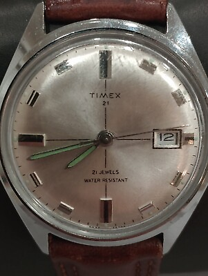 #ad Vintage 1970 Timex 6537 7570A Mechanical Watch $60.00