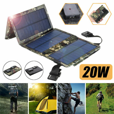 #ad 20W USB Waterproof Portable Super Charger Solar Power Bank for Mobile Phone US $18.99