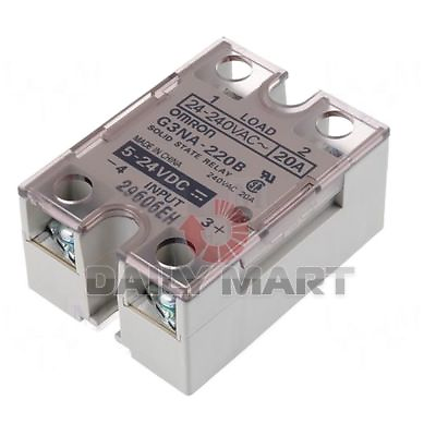 #ad OMRON NEW G3NA 220B PLC SOLID STATE RELAY DC5 24VDC $29.96