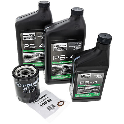 #ad Polaris 2879323 PS 4 Oil Change Kit for 2013 Ranger 900 XP 2880214 $53.49