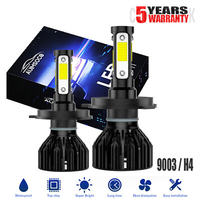#ad 2PCS H4 CSP LED Headlight Bulb 300W 12000LM Low Beam For Toyota Tacoma 1997 2015 $29.99