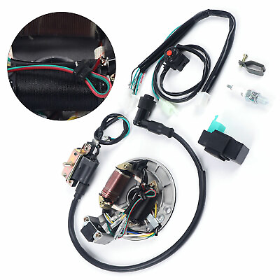Wire Harness CDI Stator Coil Magneto Coolster for 70cc 110cc 125cc SSR Dirt Bike $33.25