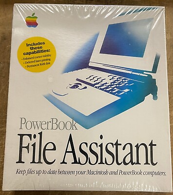 #ad Apple PowerBook File Assistant M1813Z A NEW IN SHRINKWRAP $125.00