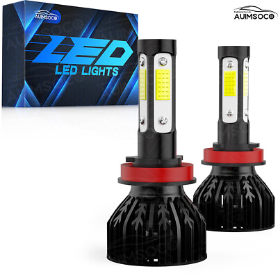 #ad 2Pcs H11 LED Headlights white Low beam lamp combo For Chevy	Avalanche 2007 2013 $24.99