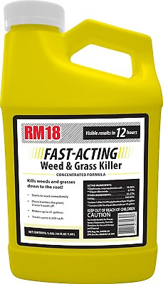 #ad RM18 Fast Acting Weed and Grass Killer 64oz $37.99