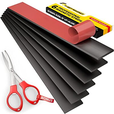 #ad Magnetic Strips with Adhesive Backing Magnetic Tape for Crafts Tool and K... $10.25