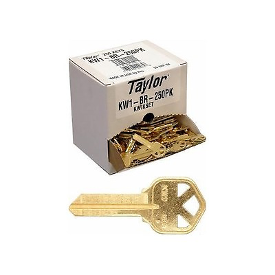 Taylor KW1 Brass Key Blanks $19.99