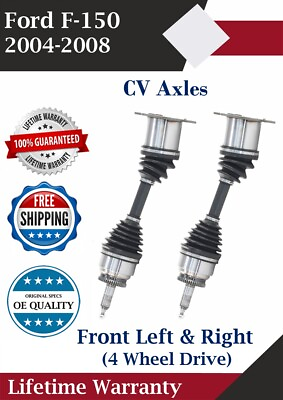 #ad New OE Front Left and Right CV Axle For 2004 2008 Ford F 150 4.2L 4.6L 5.4L 4WD $166.00