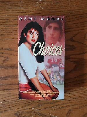 #ad Choices VHS 2000 Demi Moore Film Debut Rare $14.99