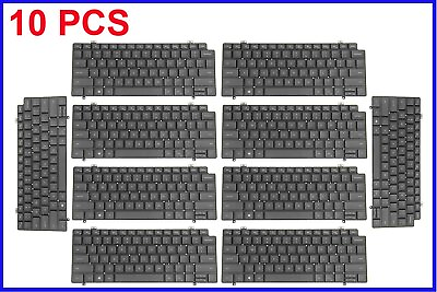 #ad 10pcs Durable for Dell Latitude 7410 14 7410 2 in 1 GMM47 Keyboard US Backlit $168.00