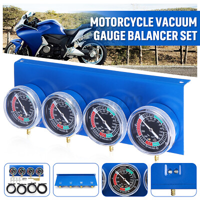 #ad #ad Motorcycle Carburetor Carb Vacuum Gauge Balancer Synchronizer Diagnostic Se $35.98