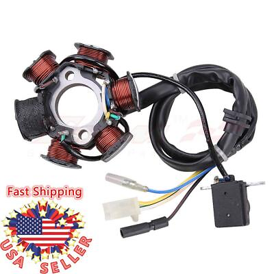 #ad Motor Stator Magneto 6 Pole Coil For GY6 50 110 125cc 150cc Scooter Moped TaoTao $16.95