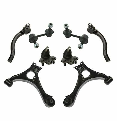 #ad 8 New Pc Suspension Kit for Honda Civic 2006 2011 Control Arms Sway Bar End Link $119.40