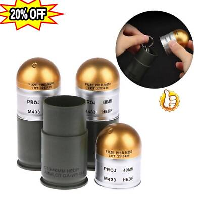 #ad M433 HEDP 40mm Cartridge Dummy Grenade Model Collections Toy Mini Storage US $3.23