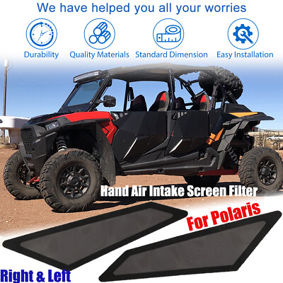 #ad For Polaris Outer Right amp; Left Hand Air Intake Screen Filter Fit UTV SXS 5456088 $37.89