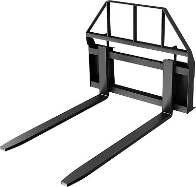#ad 46quot; Pallet Fork Frame W 48quot; Blades Quick Attach Pallet Fork for Tractors 4000LBS $569.99